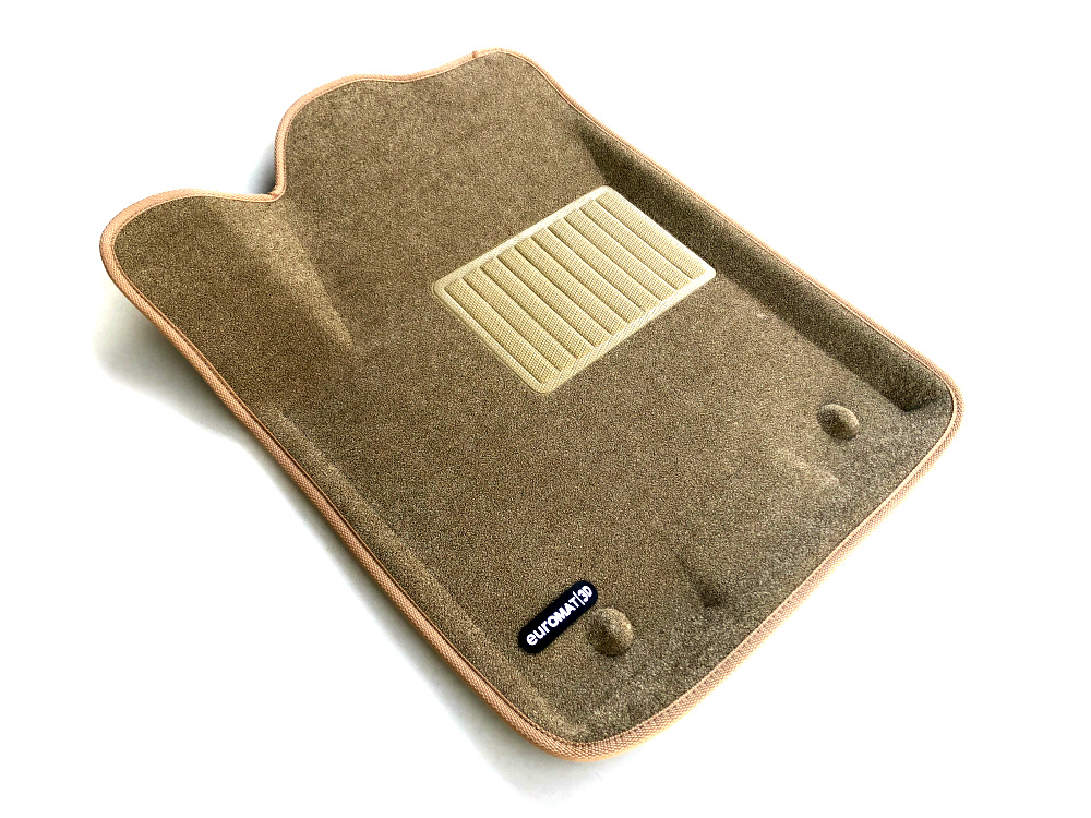 Коврики салона текст. 3D euro-std INFINITI QX 56/80 /NISSAN Patrol (2010-) (3 ряд) (БЕЖ) (EMC3D) NP2